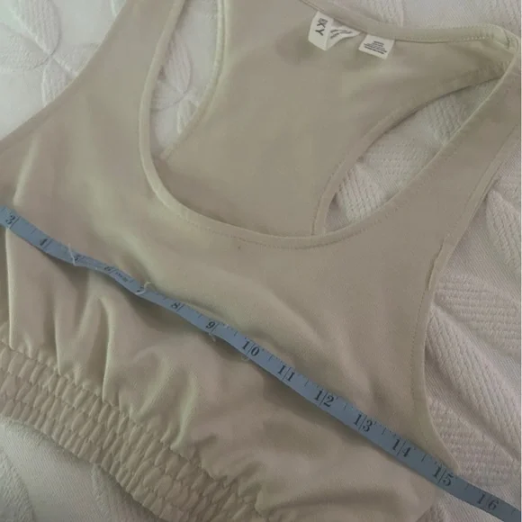 Roxy Beige Bralette size S. GUC. Comfortable. A bit roomy. - Picture 8 of 9